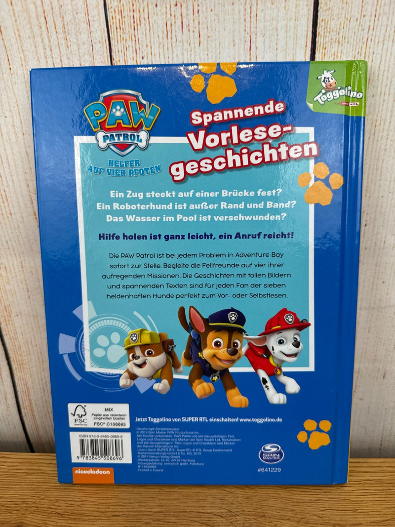 Toggolino Spannende Vorlesegeschichten Paw Patrol