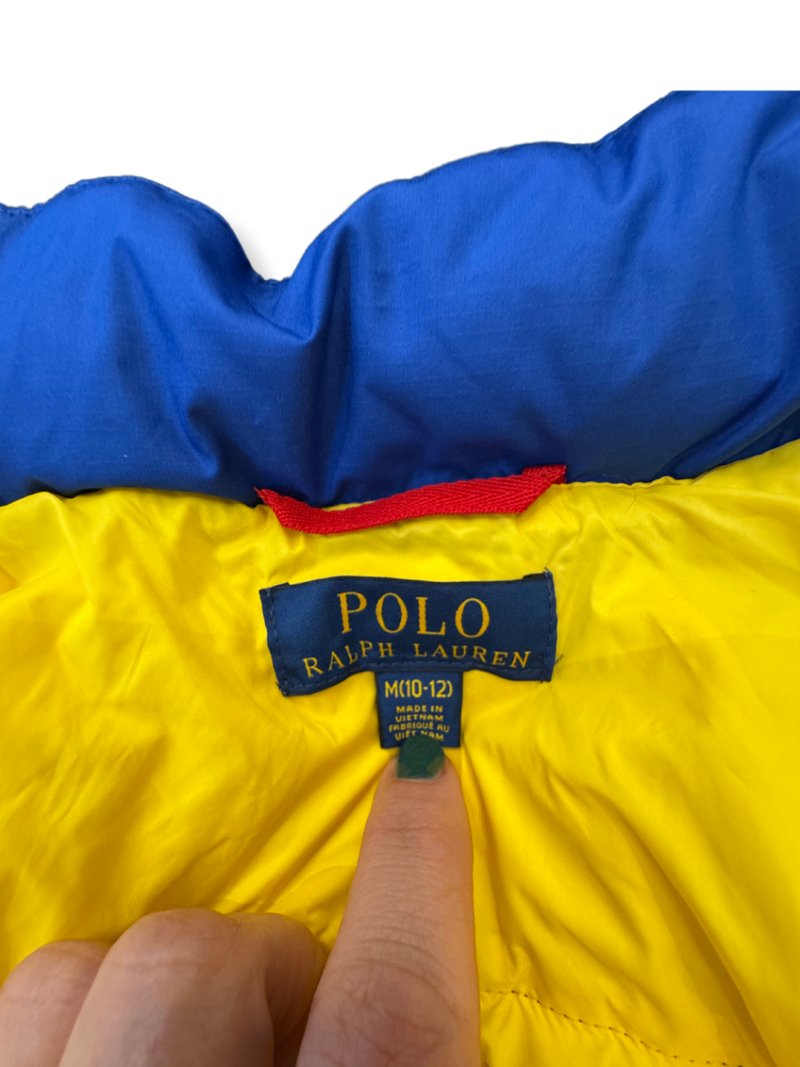 Daunen Jacke Gelb Gr.10 | Polo Ralph Lauren