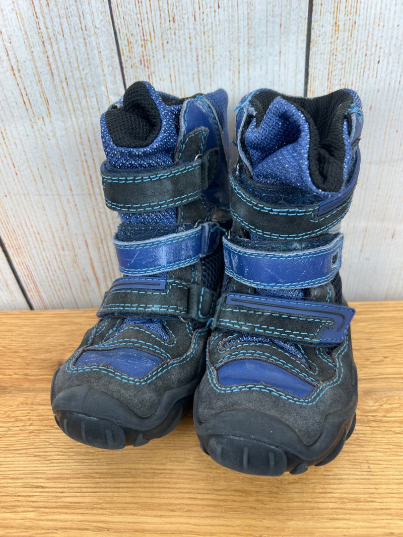 Elefanten Stiefel schwarz/ blau Gr. 28