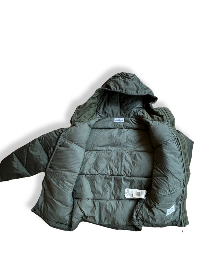 Daunenjacke Dunkelgrün Gr.146 | Stone Island