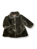 Fake Fur Mantel Dunkelbraun Gr.98 | Red & Blu