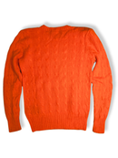 Pullover Kaschmir Zopfmuster Orange Gr.8 | Polo Ralph Lauren