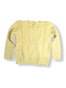 Pullover Kaschmir Zopfmuster Gelb Gr. 3 | Polo Ralph Lauren
