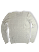 Pullover Kaschmir Zopfmuster Creme Gr.10-12 | Polo Ralph Lauren