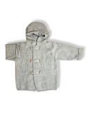 Strickjacke Merinowolle Grau Gr.80 | Frilo