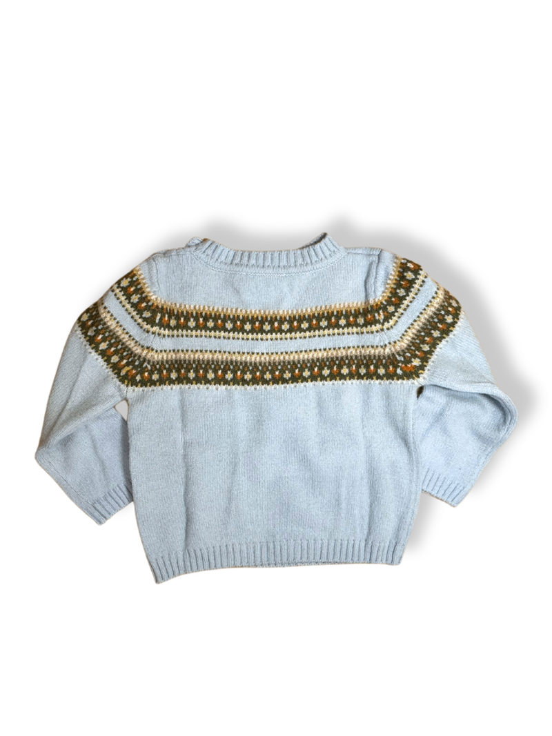 Pullover Norweger Hellblau Gr.2y | Jacadi