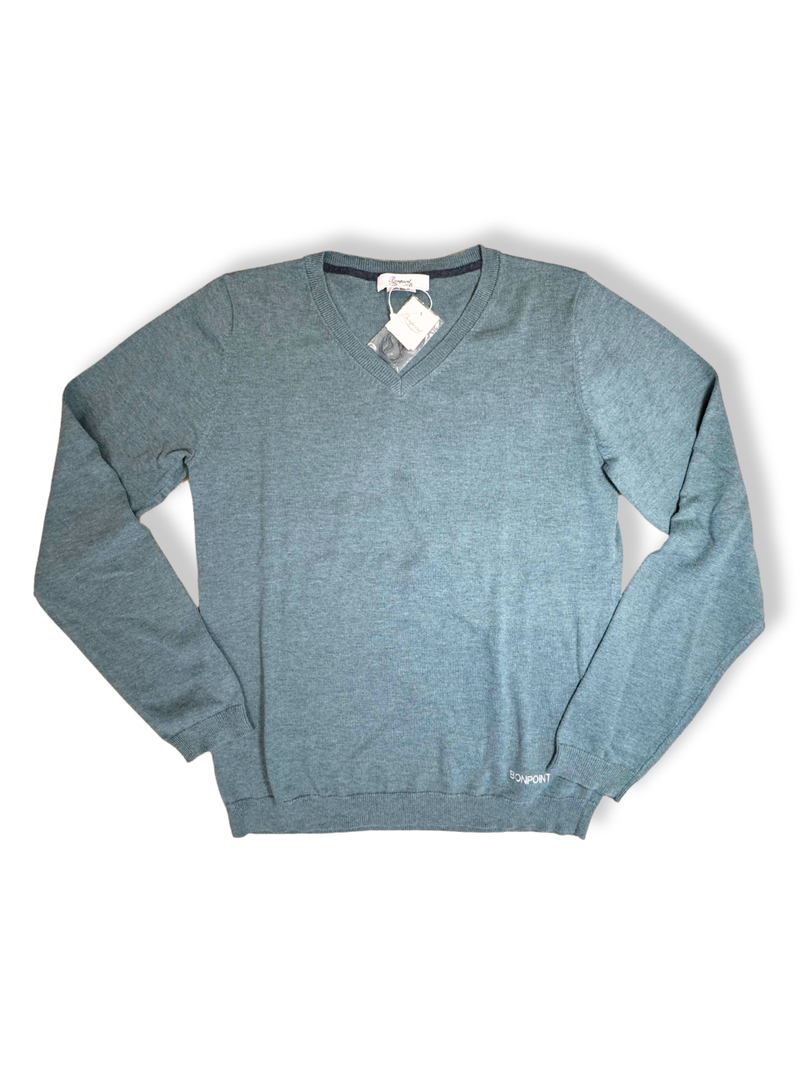 Pullover V-Neck Blau Gr.164 | Bonpoint