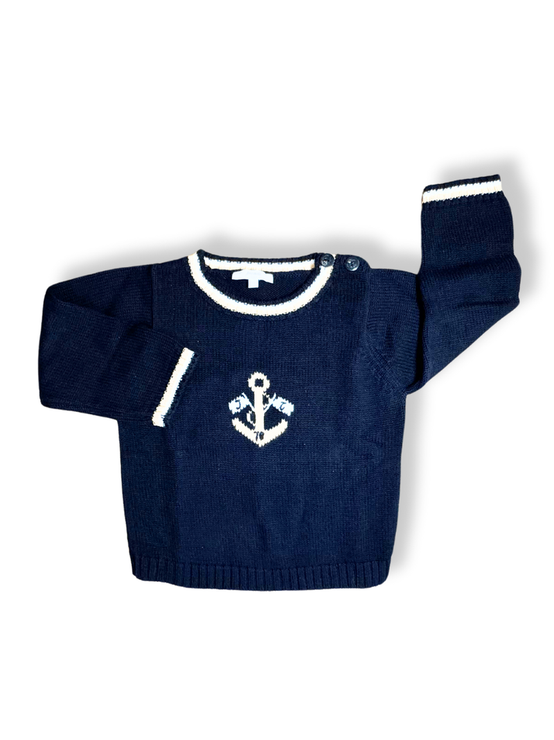 Pullover Marineblau Gr.18-14m | Jacadi