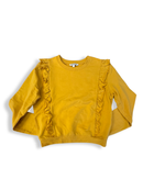 Sweatshirt mit Rüschen Gelb Gr.128 | Review