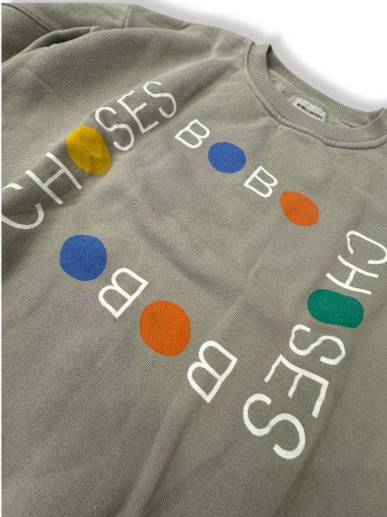 Sweatshirt Grau Gr.146 | Bobo Choses