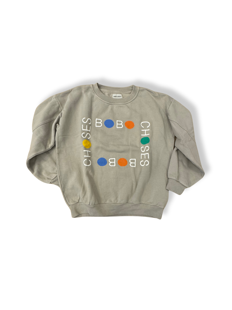 Sweatshirt Grau Gr.146 | Bobo Choses