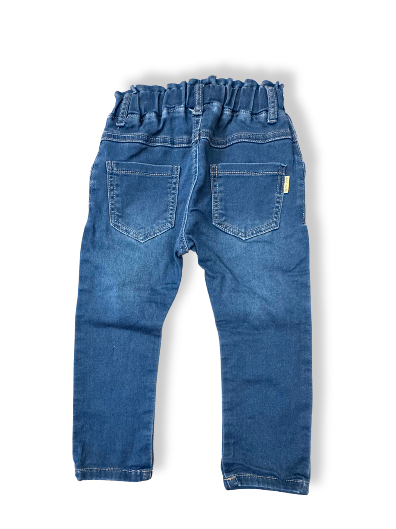 Jeans mit Gummibund und Schleife Gr.92 | Hust and Claire