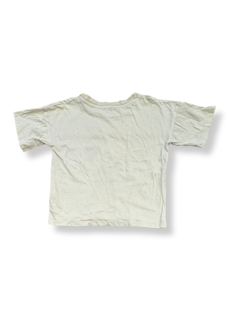 T-Shirt Pelikan Beige Gr.116/122 | Bobo Choses