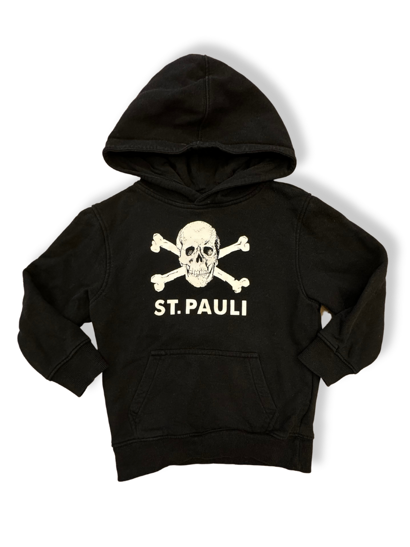 Hoodie Schwarz Gr.116 | St. Pauli