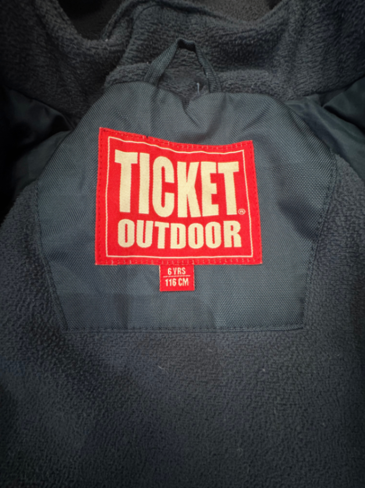 Jacke Dunkelblau Gr.116 | Ticket Outdoor