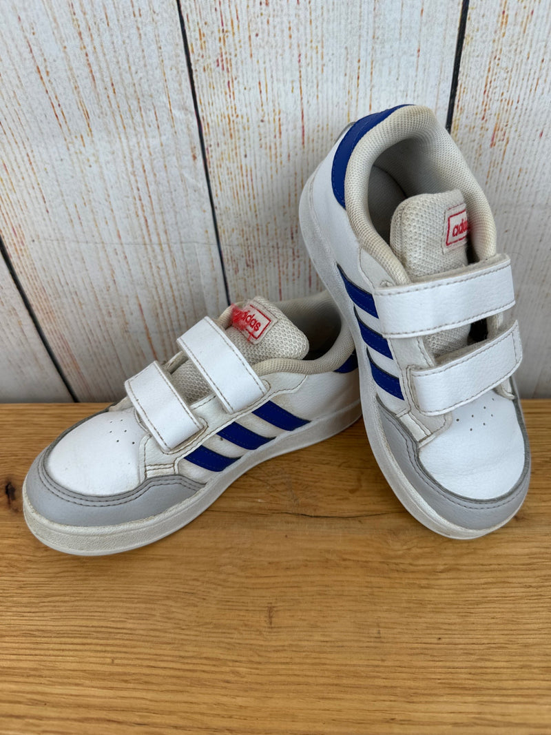 Adidas Halbschuhe weiß/ blau Gr. 27