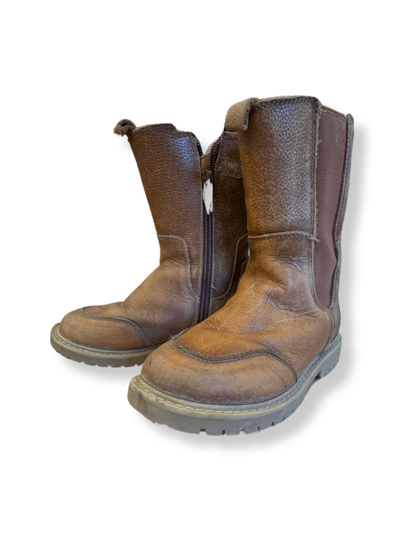 Stiefel Lamfell gefüttert Braun Gr.30 | Wheat