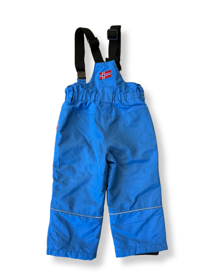 Skihose mit Trägern Blau Gr.104 | Trollkids