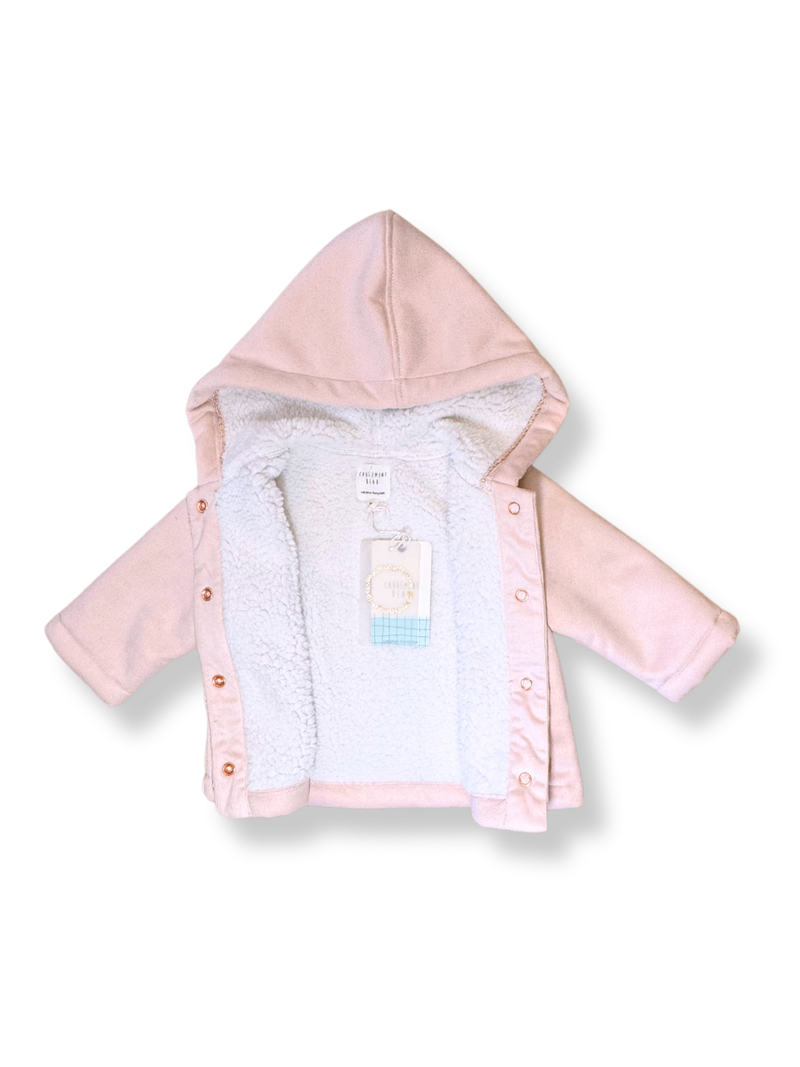 Kinderjacke Rosa Teddy-Innenfutter Gr.6m | Carrement Beau