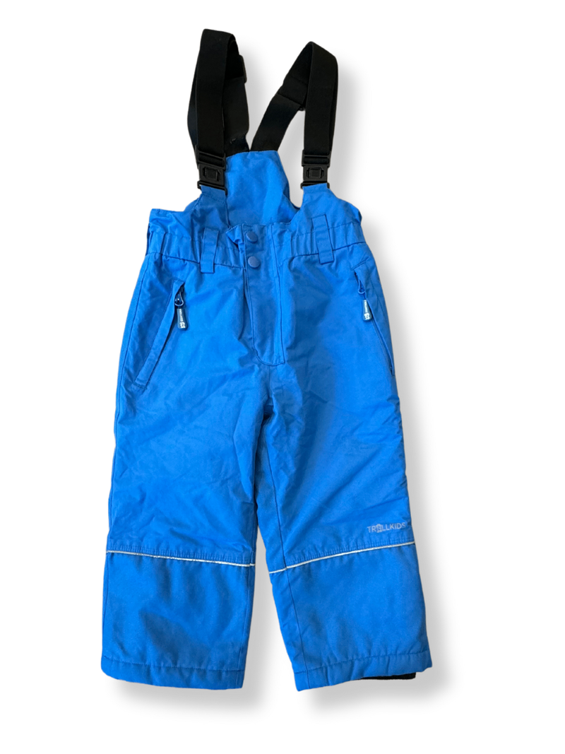 Skihose mit Trägern Blau Gr.104 | Trollkids