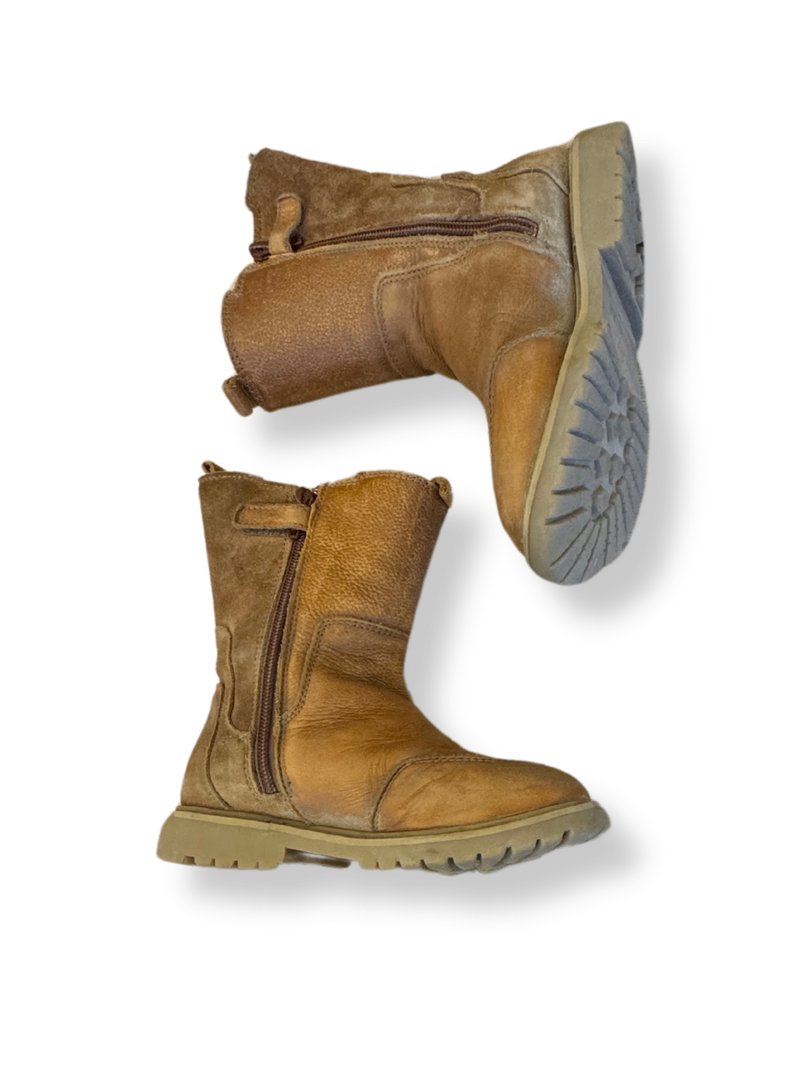 Stiefel Lamfell gefüttert Braun Gr.30 | Wheat