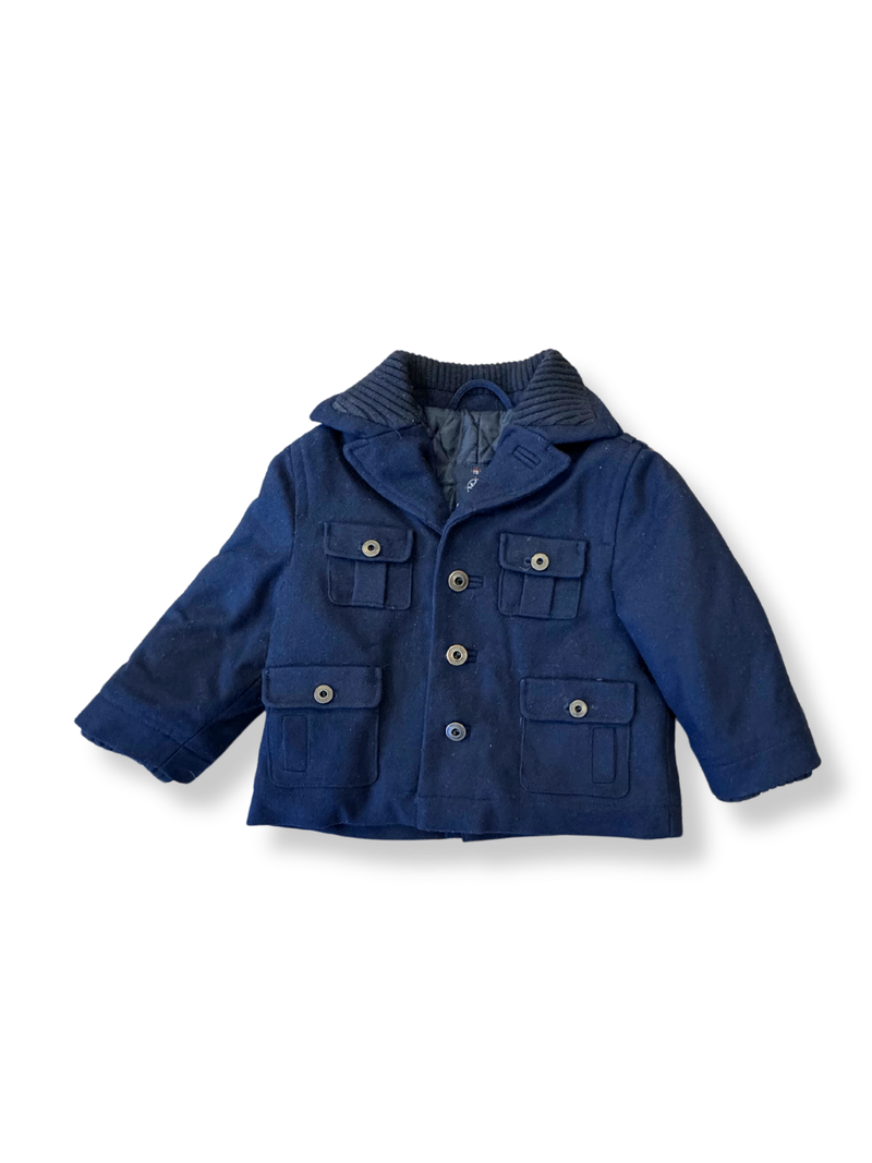 Caban Jacke Dunkelblau Gr.92 | JACADI