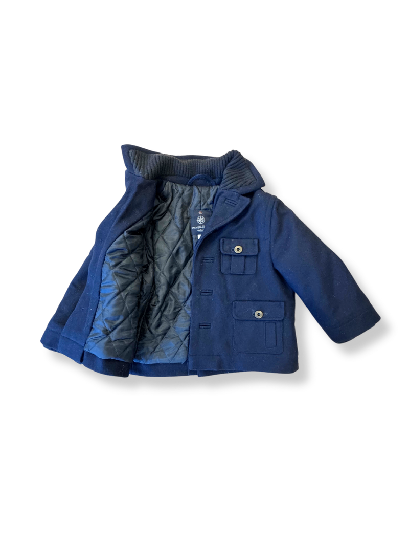 Caban Jacke Dunkelblau Gr.92 | JACADI