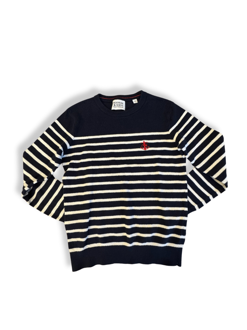 Pullover Blau-Weiß Gr.12 | Scotch & Soda