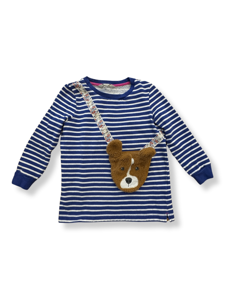 Sweater Blau-Weiß gestreift Gr.122 | Mini Boden