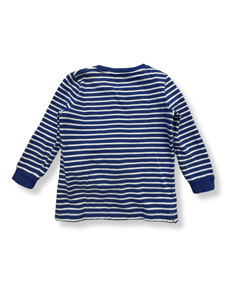 Sweater Blau-Weiß gestreift Gr.122 | Mini Boden