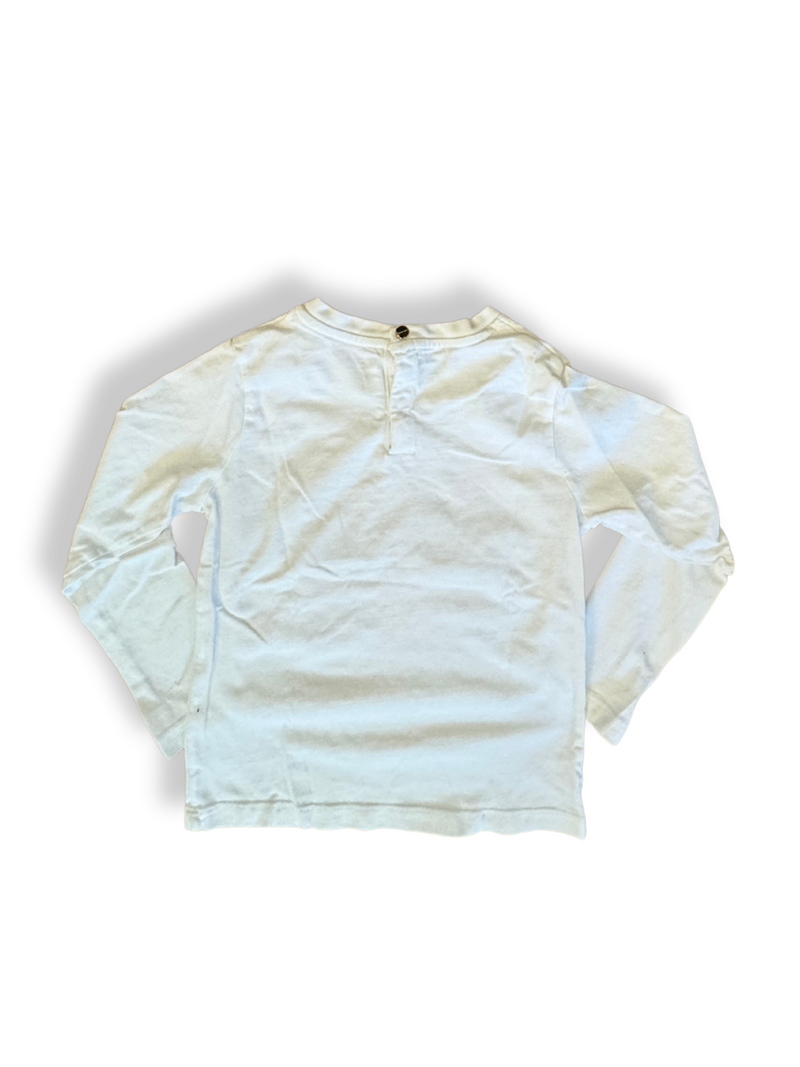 Langarmshirt Weiß Gr.6 | Jacadi