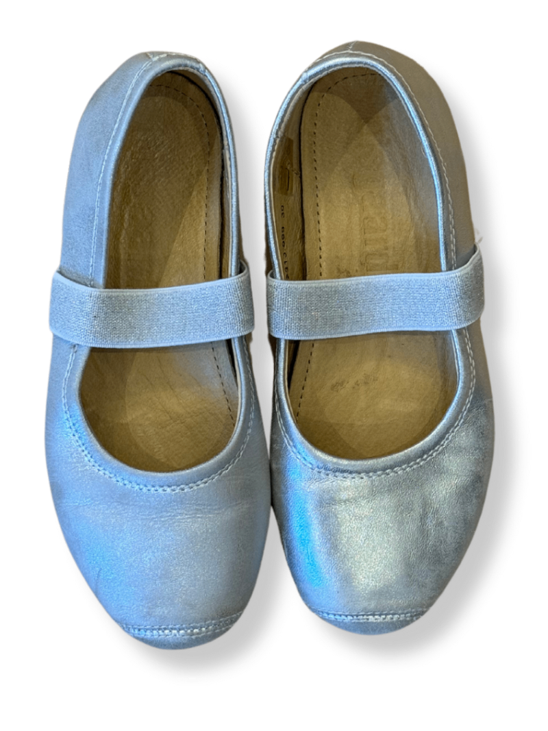 Hausschuhe Ballerinas Silber Gr.30 | Bisgaard