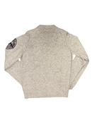 Cardigan 100% Wolle Grau Gr.10-12 | Stone Island