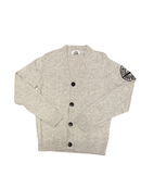 Cardigan 100% Wolle Grau Gr.10-12 | Stone Island