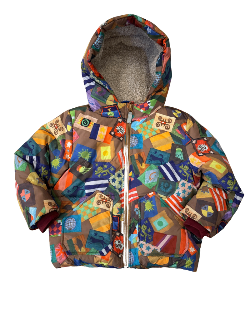 Bunte Winter-Jacke für Jungs Gr.110 | Oilily