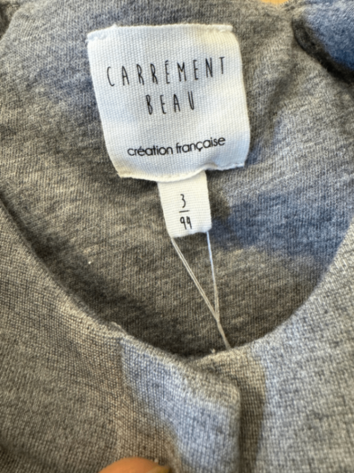 Second Season | Jersey cardigan gray size 92 | Carrément Beau