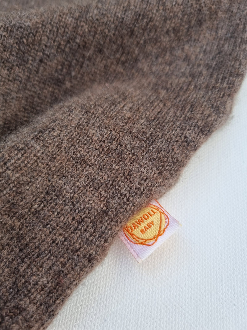 Pullover für Babys Kleinkinder 86/92 aus Upcycling Kaschmir in Braun