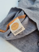 Pullover Longsleeve für Babys Kleinkinder 86/92 aus Upcycling Wolle in Grau