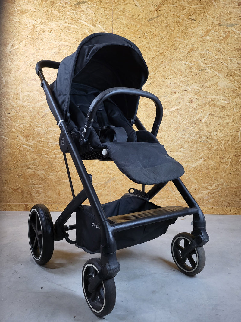 Cybex - Balios S Kombikinderwagen (Sportsitz und Babywanne) - Schwarz in gutem Zustand