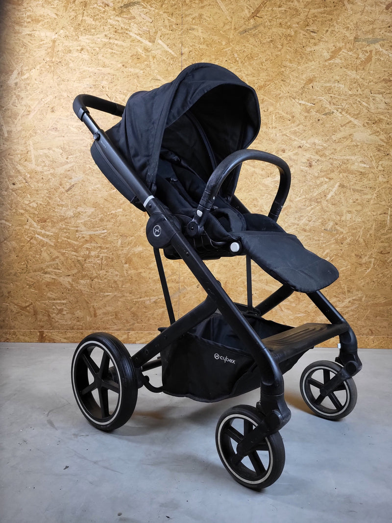 Cybex - Balios S Kombikinderwagen (Sportsitz und Babywanne) - Schwarz in gutem Zustand