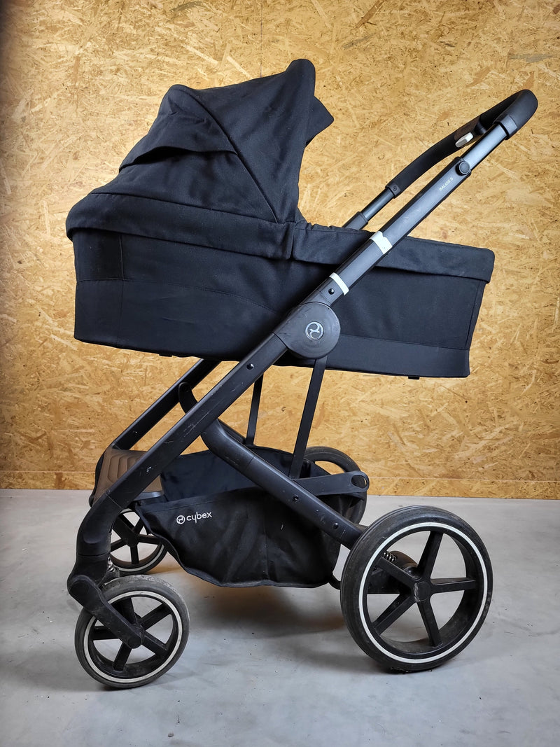 Cybex - Balios S Kombikinderwagen (Sportsitz und Babywanne) - Schwarz in gutem Zustand