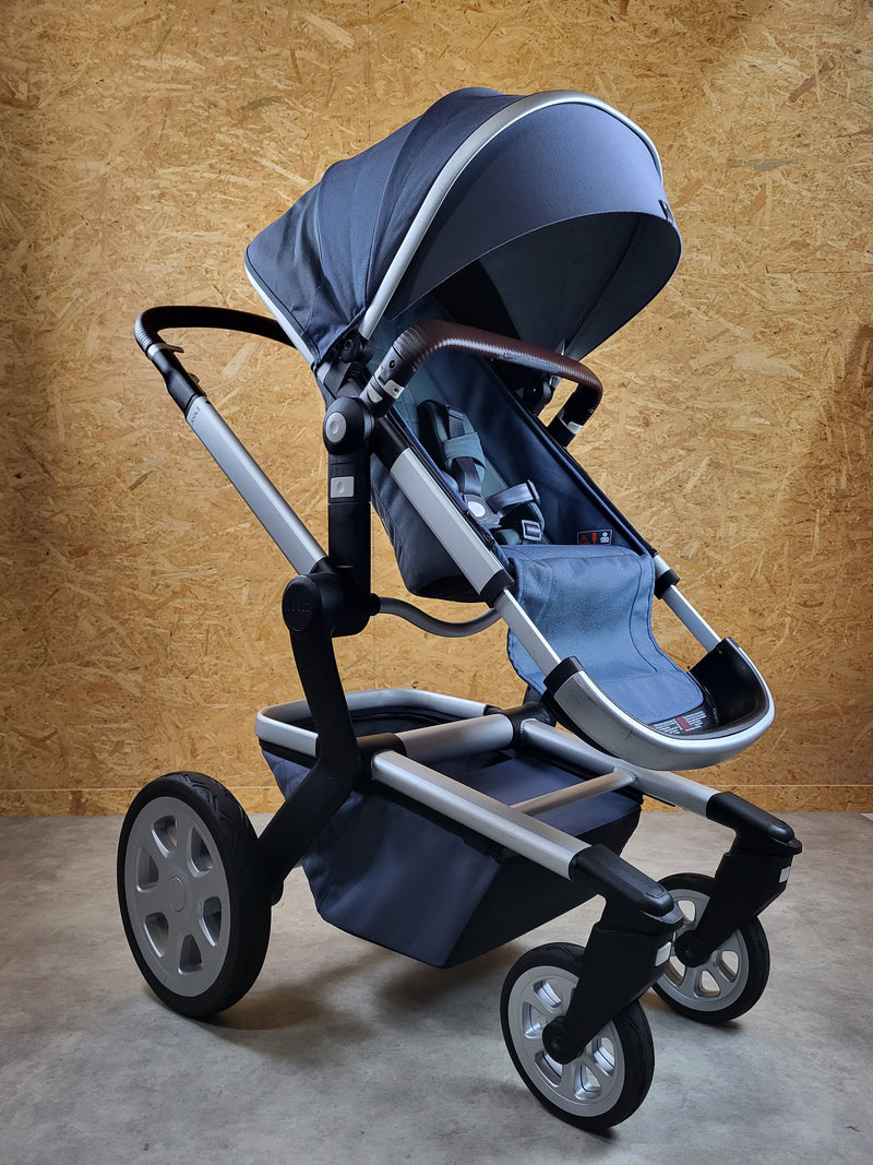 Joolz - Day 2 combi stroller (sports seat + carrycot) - blue in good condition 