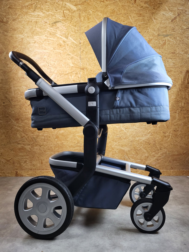 Joolz - Day 2 combi stroller (sports seat + carrycot) - blue in good condition 