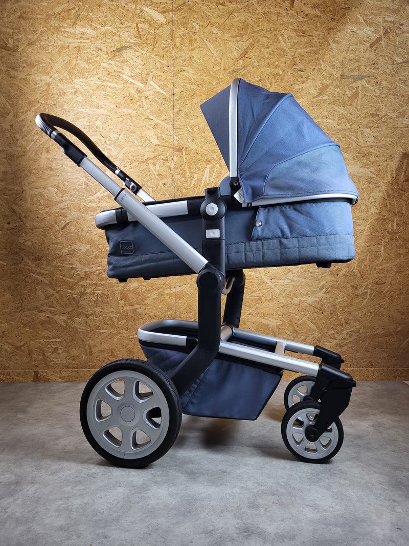 Joolz - Day 2 combi stroller (sports seat + carrycot) - blue in good condition 