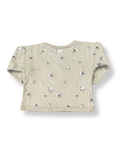 Sweater Beige mit Blumen Gr.92/98 |