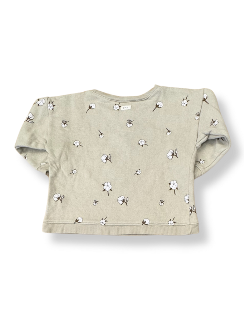 Sweater Beige mit Blumen Gr.92/98 |