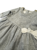 Jersey-Kleid Midi Grau Gr.92 | Petit Bateau