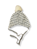 Mütze mit Innen-Fleece Grau&Weiß Gr.51 | mp Denmark