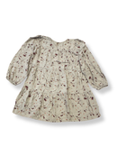 Kleid Beige mit Blumenmuster Gr.104 | Rosemunde