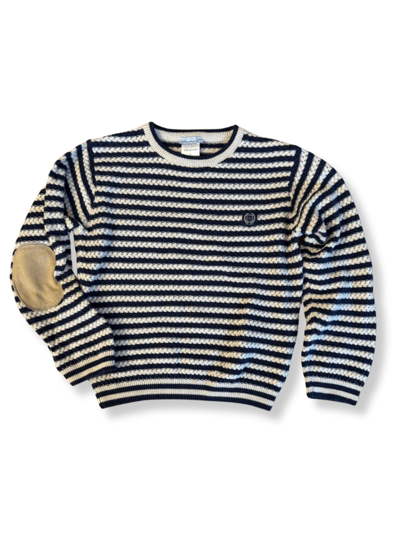 Pullover Blau und Beige Gr.6 | Tutto Piccolo